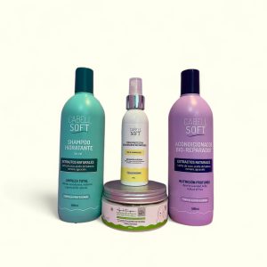 Combo Hidratación - Shampoo, acondicionador 500mL - Tratamiento 200mL - Termoprotector 120mL